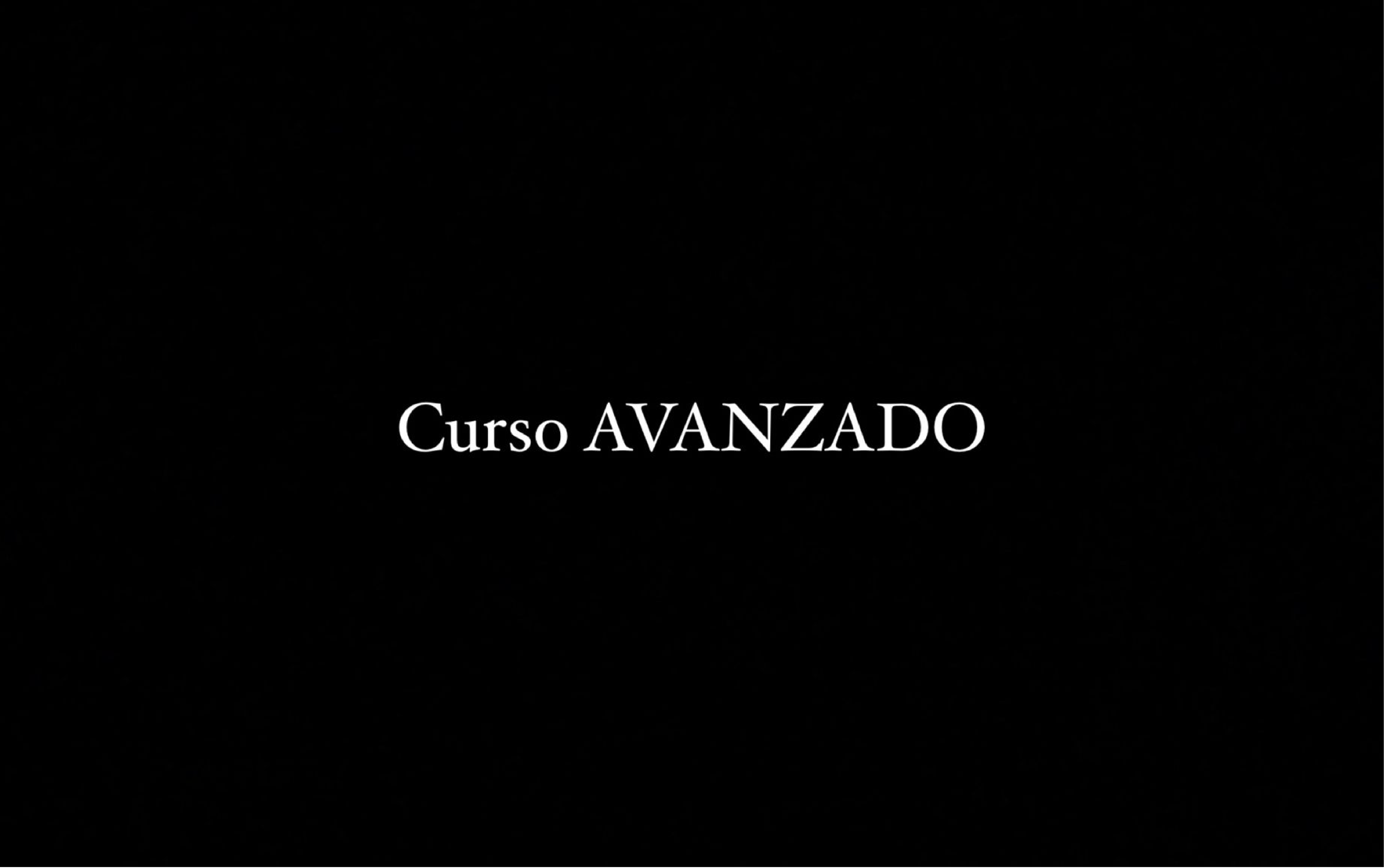 CURSO AVANZADO